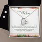 To My Mom  I Love You, I Really Do Forever Love Necklace Earring Set-[Heartfelt Family Gift]