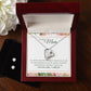 To My Mom  I Love You, I Really Do Forever Love Necklace Earring Set-[Heartfelt Family Gift]
