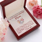 Worlds Greatest Mom Love Knot Necklace - Perfect Gift for Mothers Day-[Heartfelt Family Gift]